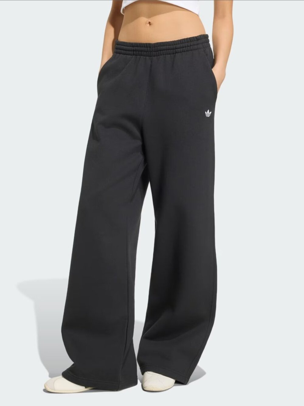 Adidas Wide Leg Fleece Pants